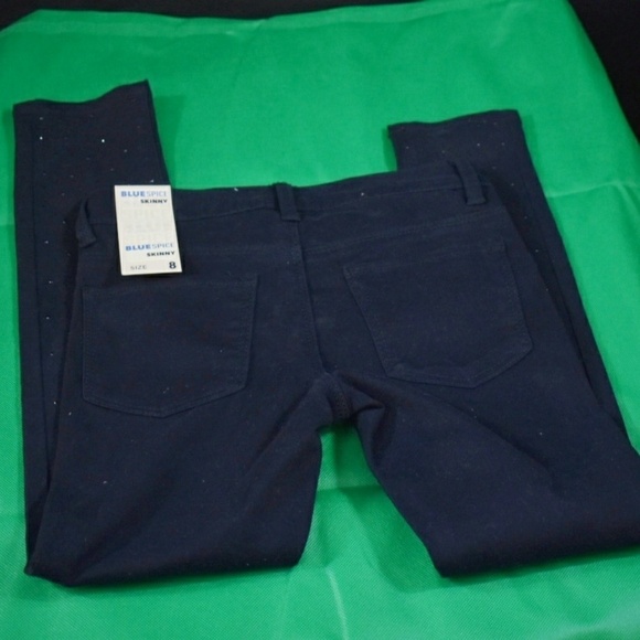 *NEW* Girl's Blue Spice Skinny Jeans Size 8 - Picture 4 of 6